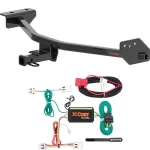 For 2018-2024 Nissan LEAF Trailer Hitch + Wiring 4 Pin Fits All Models Curt 11648 56227 1-1/4 Tow Receiver
