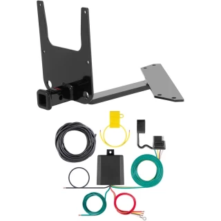 For 1996-1999 Mercedes E300 Trailer Hitch + Wiring 4 Pin Fits All Models Curt 11744 59236 1-1/4 Tow Receiver
