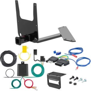 For 1996-2002 Mercedes E320 Trailer Hitch + Wiring 5 Pin Fits Sedan Curt 11744 1-1/4 Tow Receiver