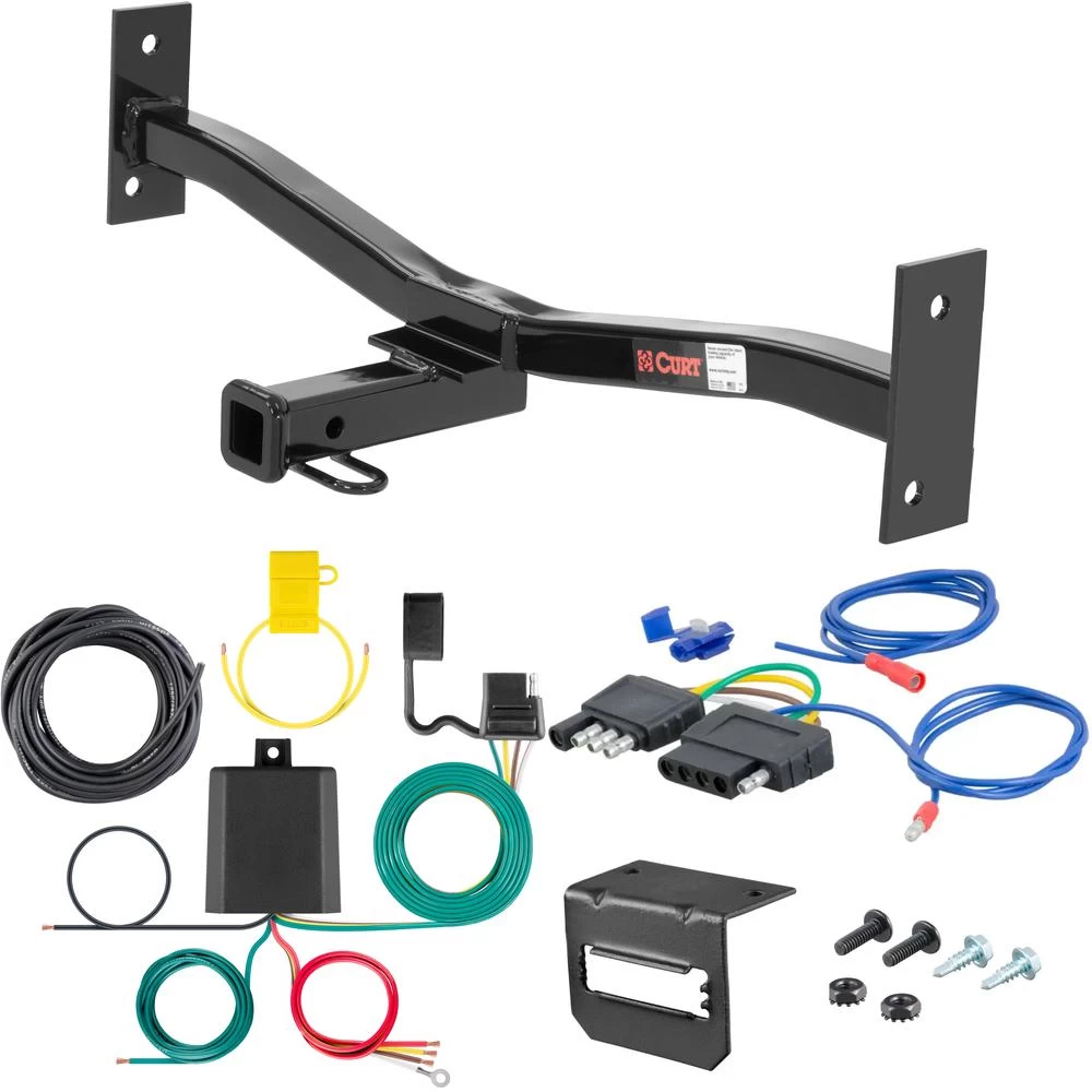 For 1999-2005 Mazda Miata Trailer Hitch + Wiring 5 Pin Fits All Models Curt 11749 1-1/4 Tow Receiver