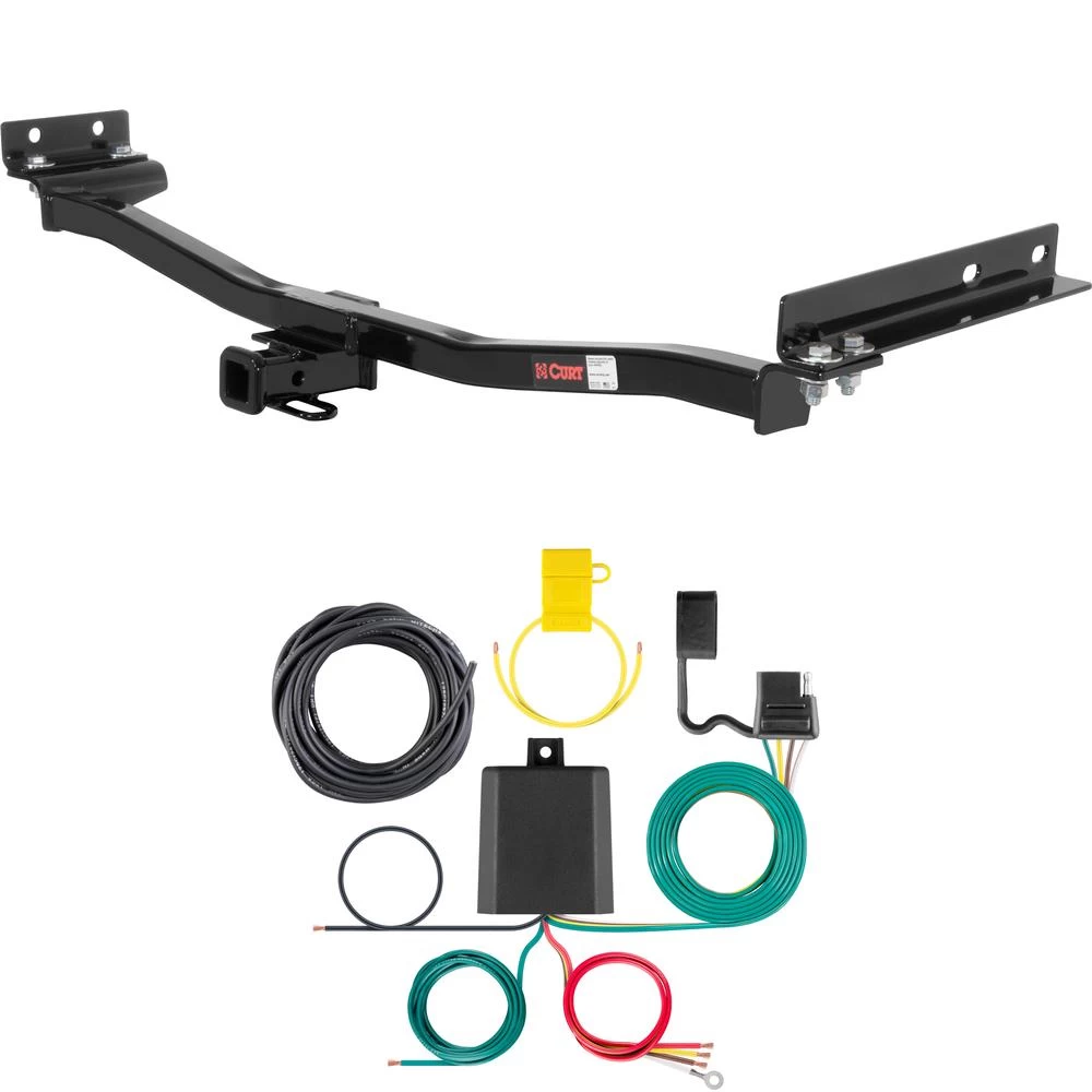 For 1998-2003 Mercedes CLK320 Trailer Hitch + Wiring 4 Pin Fits All Models Curt 11815 59236 1-1/4 Tow Receiver