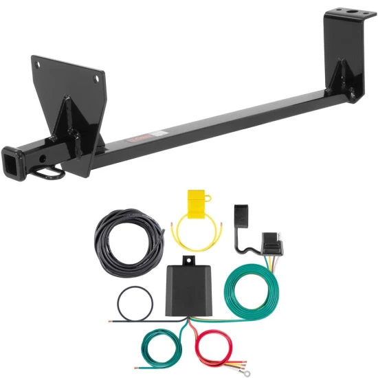 For 2003-2007 Mercedes C230 Trailer Hitch + Wiring 4 Pin Fits Sedan Curt 11824 59236 1-1/4 Tow Receiver
