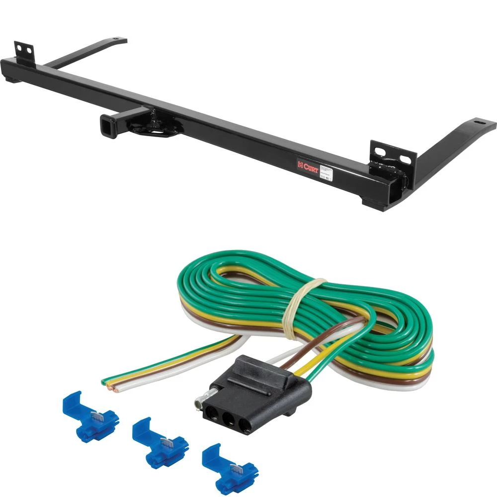 For 1978-1987 Chevy El Camino Trailer Hitch + Wiring 4 Pin Fits All Models Curt 12005 58044 1-1/4 Tow Receiver