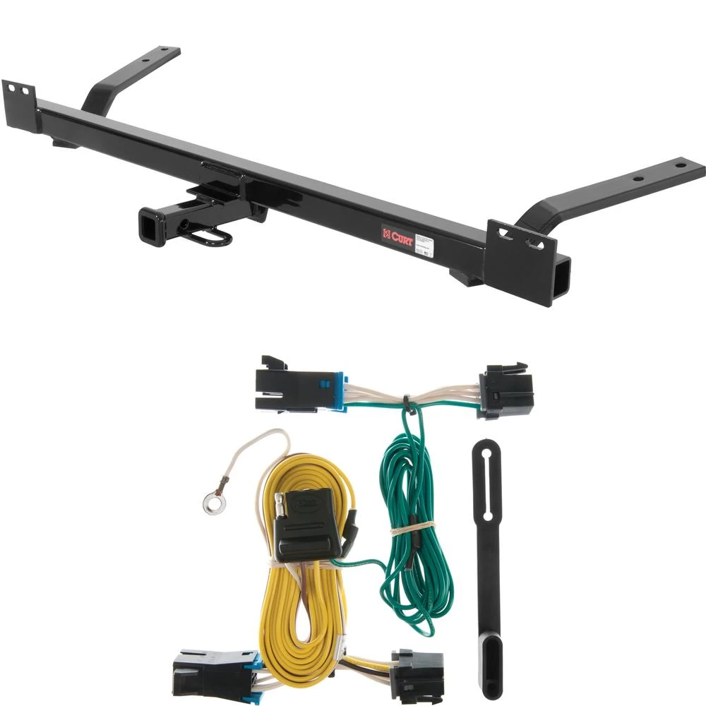 For 1991-1996 Chevy Caprice Trailer Hitch + Wiring 4 Pin Fits Estate Wagon Curt 12041 55352 1-1/4 Tow Receiver