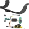 For 10-13 Ford Transit Connect All Models Trailer Hitch + Wiring 4 Pin Curt 12076 56090 1-1/4 Tow Receiver