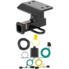 For 12-17 Volkswagen Tiguan (2018 Limited) Trailer Hitch + Wiring 4 Pin Curt 12097 56422 1-1/4 Tow Receiver