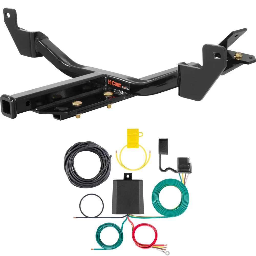 For 2013-2019 Cadillac XTS Trailer Hitch + Wiring 4 Pin Fits All Models Curt 12115 59236 1-1/4 Tow Receiver