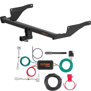 For 2017-2021 Mazda CX-5 Trailer Hitch + Wiring 4 Pin Fits All Models Curt 12170 56377 1-1/4 Tow Receiver