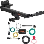 For 2018-2021 Jeep Compass Trailer Hitch + Wiring 4 Pin Fits All Models Curt 12174 56369 1-1/4 Tow Receiver