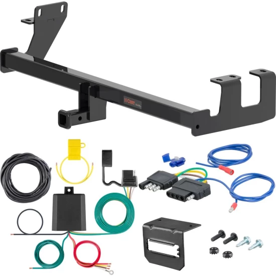 For 2018-2022 Ford EcoSport Trailer Hitch + Wiring 5 Pin Fits All Models Curt 12188 1-1/4 Tow Receiver