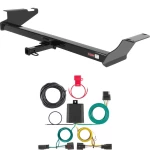 For 2011-2020 Dodge Grand Caravan Trailer Hitch + Wiring 4 Pin Fits All Models Curt 12264 56331 1-1/4 Tow Receiver