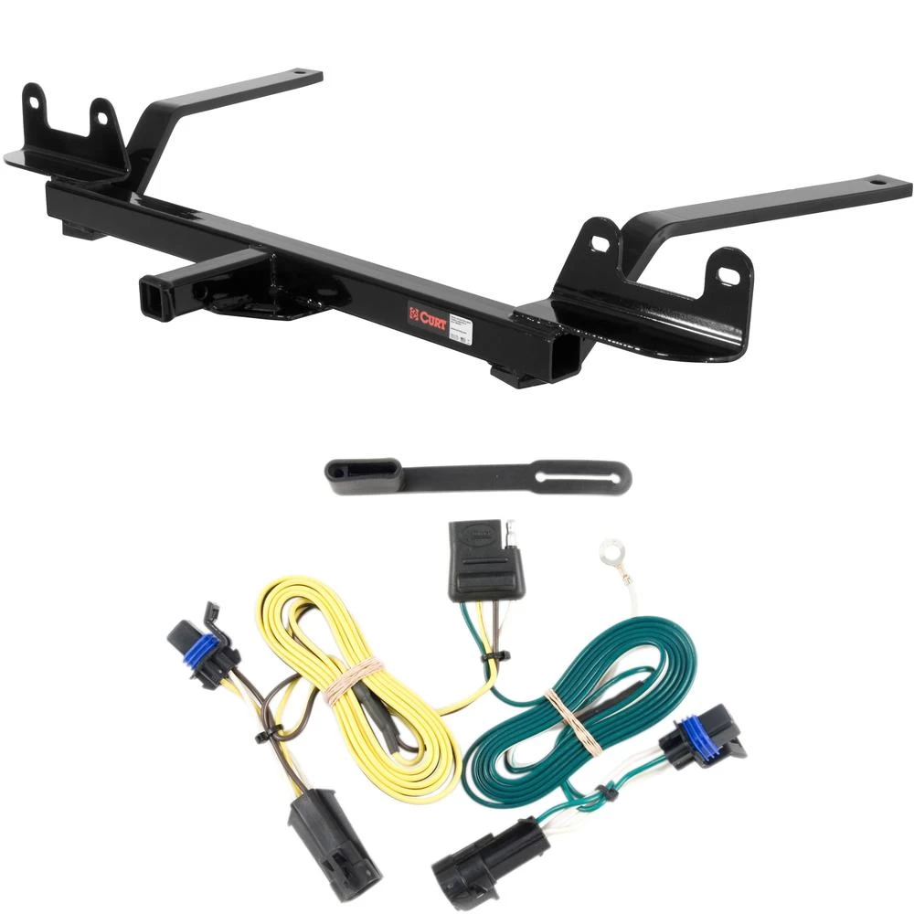 For 2004-2007 Chevy Malibu Trailer Hitch + Wiring 4 Pin Fits Sedan Curt 12272 56013 1-1/4 Tow Receiver