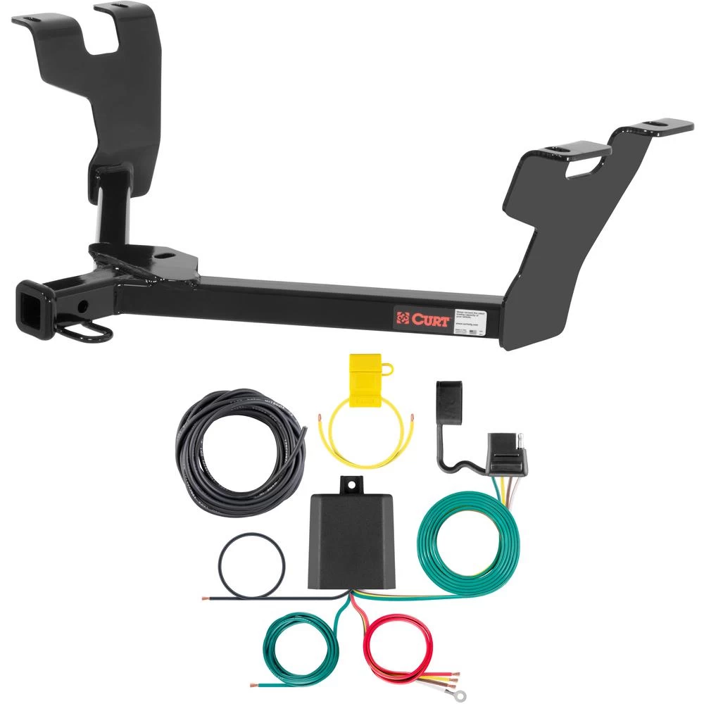 For 2005-2009 Subaru Outback Trailer Hitch + Wiring 4 Pin Fits Wagon Sport Curt 12284 59236 1-1/4 Tow Receiver