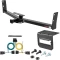 For 2010-2017 Chevy Equinox Trailer Hitch + Wiring 5 Pin Fits Models w/ Factory Tow Package Curt 12291 1-1/4 Tow Receiver