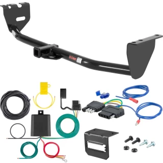 For 2001-2009 Volvo S60 Trailer Hitch + Wiring 5 Pin Fits Sedan Curt 12318 1-1/4 Tow Receiver