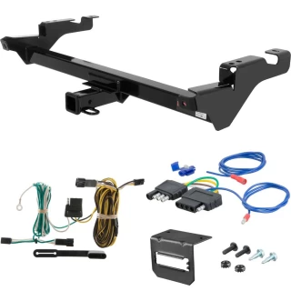 For 1987-1995 GMC G Series Van Trailer Hitch + Wiring 5 Pin Fits All Models Curt 13016 2 inch Tow Receiver