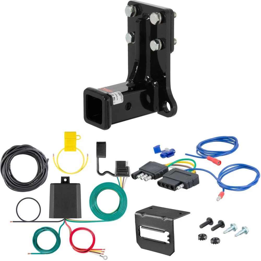 For 2003-2005 Mercedes ML350 Trailer Hitch + Wiring 5 Pin Fits All Models Curt 13018 2 inch Tow Receiver