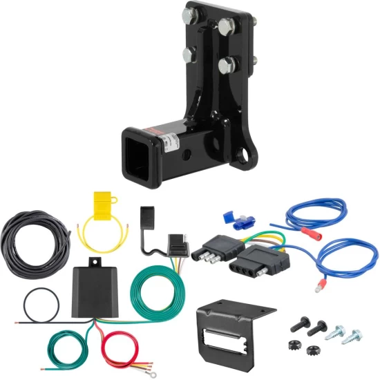 For 2003-2005 Mercedes ML350 Trailer Hitch + Wiring 5 Pin Fits All Models Curt 13018 2 inch Tow Receiver
