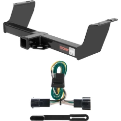 For 86-92 Ford Ranger All Models Trailer Hitch + Wiring 4 Pin Curt 13019 55314 2 inch Tow Receiver