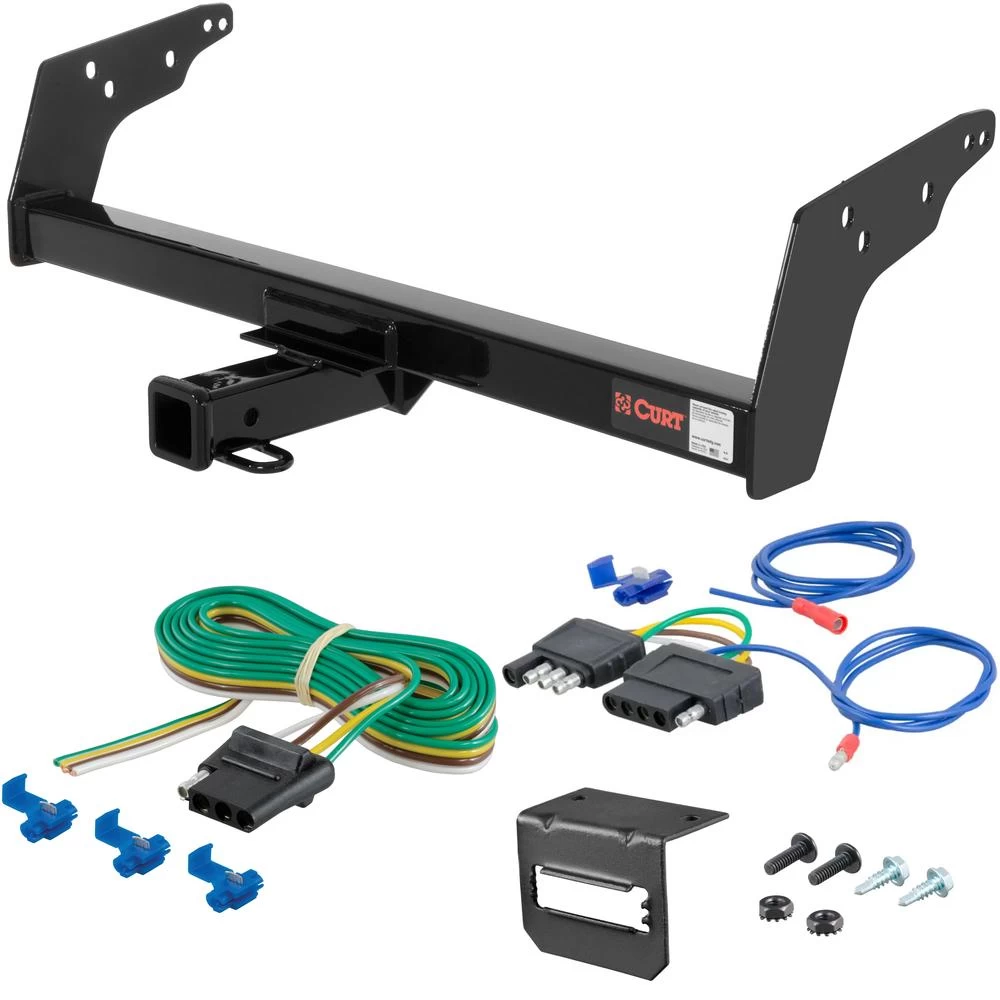 For 1983-1984 GMC S15 Trailer Hitch + Wiring 5 Pin Fits All Models Curt 13021 2 inch Tow Receiver
