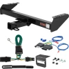 For 1985-1987 Chevy C/K Pickup Trailer Hitch + Wiring 5 Pin Fits 8 Foot Bed w/ Standard Bumper Curt 13028 2 inch Tow Receiver