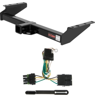 For 2000 GMC Yukon Trailer Hitch + Wiring 4 Pin Fits Denali - Old Body Style Curt 13029 55319 2 inch Tow Receiver