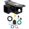 For 10-23 Lexus GX460 All Models Trailer Hitch + Wiring 4 Pin Curt 13043 59236 2 inch Tow Receiver