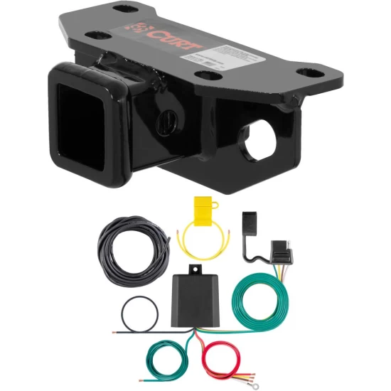 For 2010-2023 Lexus GX460 Trailer Hitch + Wiring 4 Pin Fits All Models Curt 13043 59236 2 inch Tow Receiver