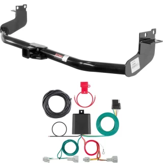 For 2011-2016 Nissan Quest Trailer Hitch + Wiring 4 Pin Fits All Models Curt 13078 56342 2 inch Tow Receiver