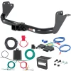 For 20-26 Mitsubishi Outlander Sport All Models Trailer Hitch + Wiring 5 Pin Curt 13079 2 inch Tow Receiver