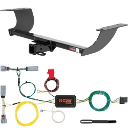 For 15-23 Chrysler 300 All Models Trailer Hitch + Wiring 4 Pin Curt 13093 56235 2 inch Tow Receiver