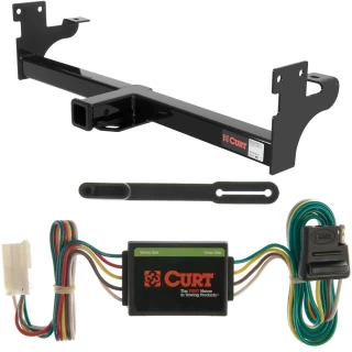 For 1992-2002 Isuzu Trooper Trailer Hitch + Wiring 4 Pin Fits All Models Curt 13098 55339 2 inch Tow Receiver