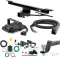 For 2010-2012 Mercedes R350 Tow Package Camp n' Field Trailer Hitch + Brake Controller Curt Assure 51160 Proportional Up To 4 Axles + 7 Way Trailer Wiring Plug & 2-5/16" ball 4 inch drop Fits All Including BlueTEC Curt 13103 2 inch Tow Receiver
