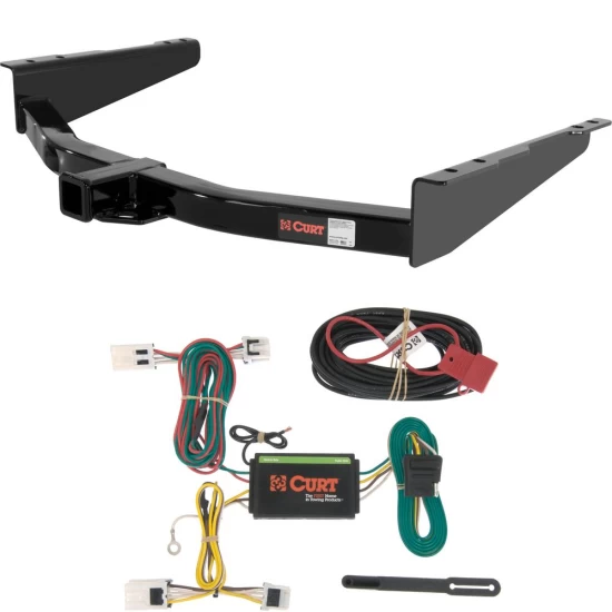 For 2012-2021 Nissan NV1500 Trailer Hitch + Wiring 4 Pin Fits All Models Curt 13109 56148 2 inch Tow Receiver