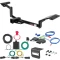 For 2012-2020 Ford Flex Trailer Hitch + Wiring 5 Pin Fits w/ Dual Exhaust Curt 13110 2 inch Tow Receiver