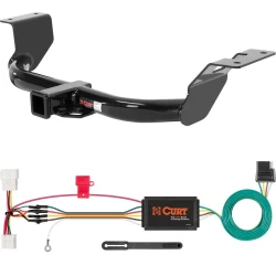 For 12-16 Honda CR-V All Models Trailer Hitch + Wiring 4 Pin Curt 13119 56158 2 inch Tow Receiver