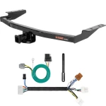 For 13-16 Nissan Pathfinder 14-20 INFINITI QX60 Trailer Hitch + Wiring 4 Pin Curt 13126 56281 2 inch Tow Receiver
