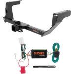 For 16-17 Subaru Crosstrek 13-15 XV Crosstrek Trailer Hitch + Wiring 4 Pin Curt 13135 56040 2 inch Tow Receiver