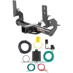 For 2015-2018 Porsche Macan Trailer Hitch + Wiring 4 Pin Fits All Models Curt 13136 59236 2 inch Tow Receiver