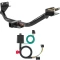 For 2013-2018 Hyundai Santa Fe Sport Trailer Hitch + Wiring 4 Pin Fits 5 Passenger models only w/ Factory Tow Prep Plug Curt 13152 56332 2 inch Tow Receiver