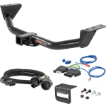 For 2007-2014 Chevy Tahoe Trailer Hitch + Wiring 5 Pin Fits Police Package Curt 13161 2 inch Tow Receiver