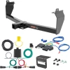 For 19-19 Jeep Cherokee Excluding Trailhawk Trailer Hitch + Wiring 5 Pin Curt 13171 2 inch Tow Receiver