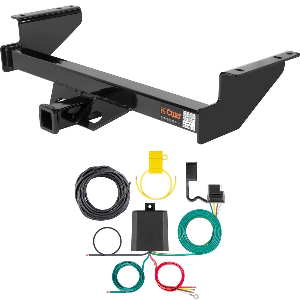 For 2003-2006 Toyota Tundra Trailer Hitch + Wiring 4 Pin Fits w/ Tommy Gate Lift Curt 13184 59236 2 inch Tow Receiver
