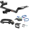 For 13-19 Ford Escape w/ Existing USCAR 7-way Trailer Hitch + Wiring 5 Pin Curt 13186 2 inch Tow Receiver
