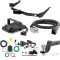 For 2005-2015 Nissan Armada Tow Package Camp n' Field Trailer Hitch + Brake Controller Curt Assure 51160 Proportional Up To 4 Axles + 7 Way Trailer Wiring Plug & 2-5/16" ball 4 inch drop Fits All Models Curt 13188 2 inch Tow Receiver