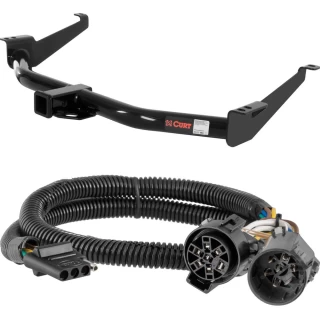 For 2005-2015 Nissan Armada Trailer Hitch + Wiring 4 Pin Fits Models w/ Existing USCAR 7-way Curt 13188 55384 2 inch Tow Receiver