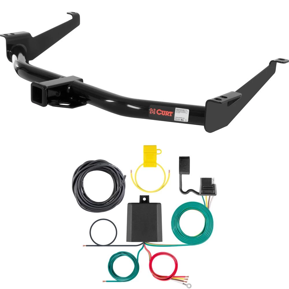 For 2005-2015 Nissan Armada Trailer Hitch + Wiring 4 Pin Fits All Models Curt 13188 59236 2 inch Tow Receiver