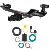 For 2017-2019 Mercedes GLS550 Trailer Hitch + Wiring 4 Pin Except Active Curve System Curt 13190 59236 2 inch Tow Receiver