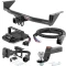 For 2015-2022 Chevy Colorado Tow Package Camp n' Field Trailer Hitch + Brake Controller Curt Assure 51160 Proportional Up To 4 Axles + 7 Way Trailer Wiring Plug & 2-5/16" ball 4 inch drop Fits Models w/ Existing USCAR 7-way Curt 13203 2 inch Tow 