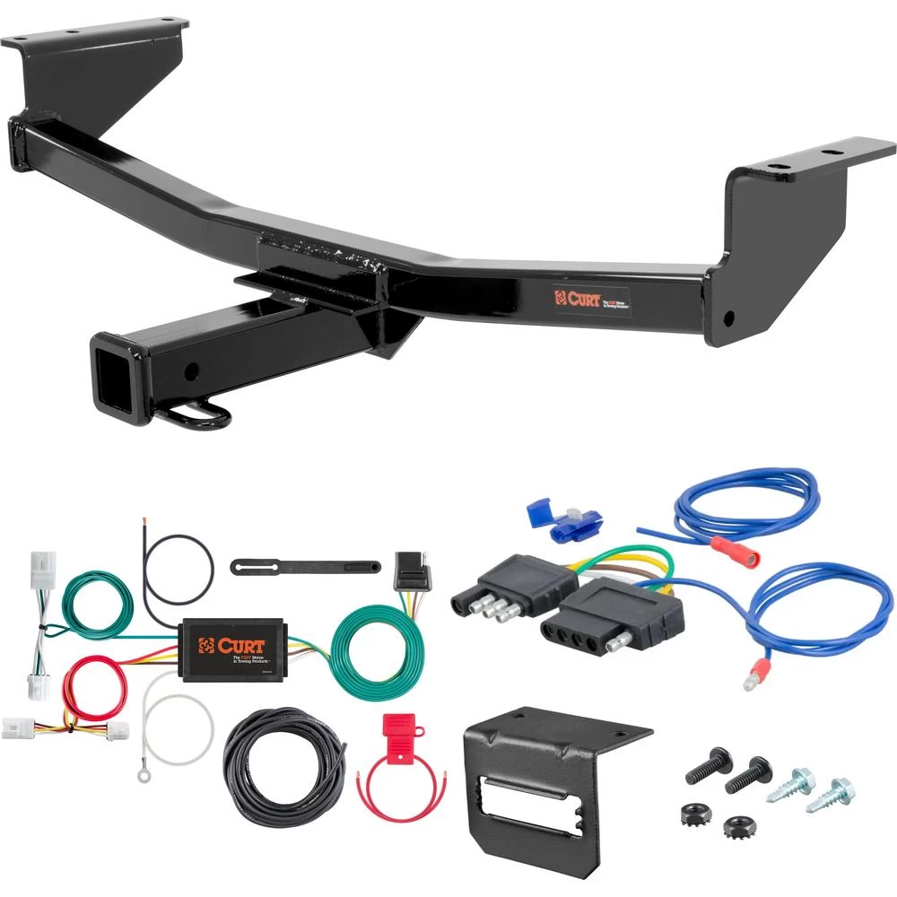 For 2014-2015 Nissan Rogue Select Trailer Hitch + Wiring 5 Pin Fits All Models Curt 13204 2 inch Tow Receiver
